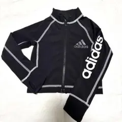 adidas キッズ ラッシュガード ブラック　100㎝