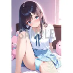 A4 恥じらい パステルカラー 可憐 高画質 フェミニン ヨ5071812