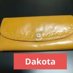 ダコタ、マスタード、レザー 長財布