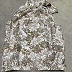 MAKERS SHIRT鎌倉花柄ノースリーブシャツ サイズ9