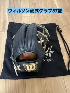 お値下げ検討可!ウィルソン87型硬式グラブ内野手用埼玉西武ライオンズ・外崎モデル