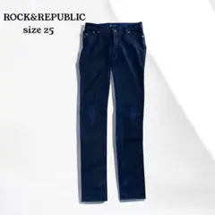 【良品】ROCK&REPUBLIC ロックアンドリパブリックスキニーデニム　25