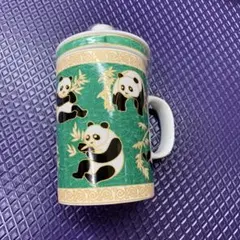 バンタン，茶漉し付きマグカップ
