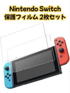 Nintendo Switch 液晶 ガラスフィルム 保護フィルム 2枚セット