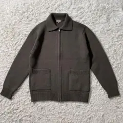 【美品】マーガレットハウエル　カシミヤシルクブレンドニットジャケット　Lサイズ