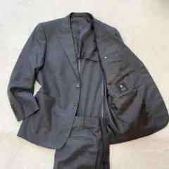 ⭐️美品⭐️エルメネストゼニア　ストライプ　スーツ　グレー　M相当