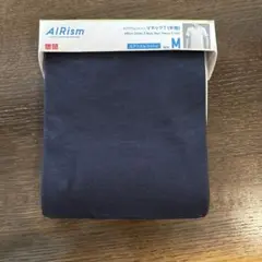 UNIQLO エアリズムコットンVネックT(半袖)ネイビー￼