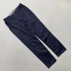 チノパン ネイビー スリムフィット ミッドライズ テーパード ストレッチ 無地
