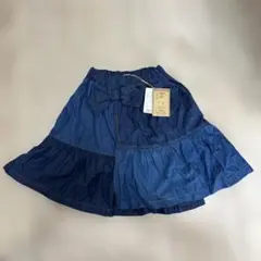 RAG MART デニムリボンフレアスカート 95cm