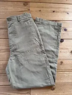 UNIQLO ズボン　綿パン　カーキ　サイズS