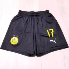 美品：Puma ボルシア・ドルトムント#17 ハーフパンツ 子供USサイズM