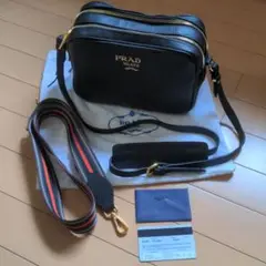 PRADA ダブルジップショルダーバッグ