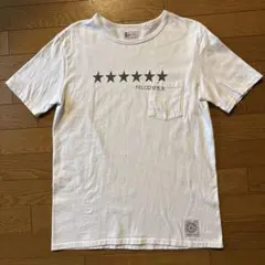 USA製FELCO ポケット付きプリント Tシャツ ホワイト38サイズ