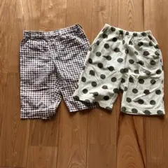 男子子供服はハーフパンツ2本セット120cm