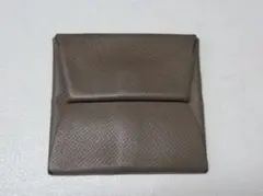 HERMES エルメス バスティア 小銭入れ コインケース ブラウン 茶色