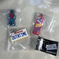 バックトゥザフューチャー　ラバーマスコット　キーホルダー　ガチャガチャ