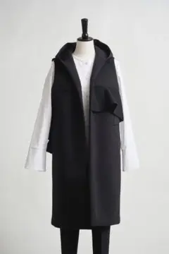 yori ボンディングロングジレ　ブラック　黒　フリル 2025年最新】yori ボンディング ロング ジレの人気アイテム