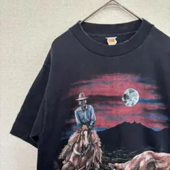 アメリカ古着　tシャツ プリント　フェード　シングルステッチ　 M 2294