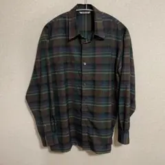AURALEE SUPER LIGHT WOOL CHECK SHIRTS