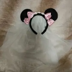 ミニー カチューシャ ウエディング 花嫁