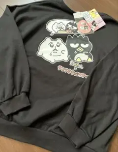即完売品 超激レア ステッカー付き ちみたん✖️バツ丸くん トレーナー 長袖