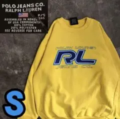 7T3926 POLO JEANS CO. スウェット　ビッグロゴ　古着