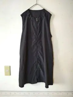 fairygrunge❋PREZZOナイロンジップギャザーネック❋ダークコア