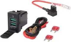 m954 ホンダ車 HONDA 汎用 QC3.0×2ポート USB 充電器 増設
