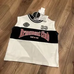 新品タグ付き ルルモーメント Rrmoment ノースリーブTシャツ 90
