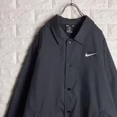 NIKE SB ナイキ プリントロゴ ナイロン コーチジャケット ブラック M