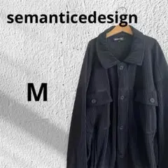 セマンティックデザイン　ジャケット M ブラック／黒　メンズ　ブルゾン