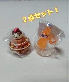 正規デコレ コンコンブルりんごシニャモンロール＆オレンジエード新品２点セット♡