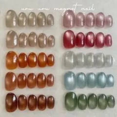 uru uru magnet ワンカラー ネイルチップ