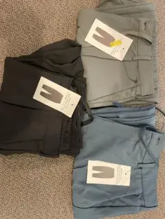ワークマン　シアサッカーストレッチアンクルパンツ　Lサイズ　色違い3本セット新品