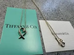 現行品Tiffany&co. ティファニー　ラビングハートネックレス　Ag925