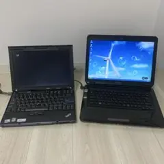 ジャンクPC 2台　Lenovo X200 他　HDD無し