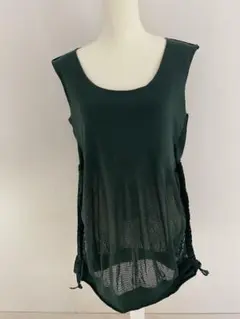 ISSEY MIYAKE A.POC 深緑チュニック