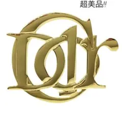 Y1319 超美品 クリスチャンディオール Dior ロゴモチーフ ブローチ