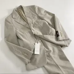 Hi21《未使用》グッチ 裏地総柄 2釦 シングルスーツ セット7-46R M