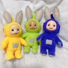 テレタビーズ うさ耳ぬいぐるみ　3個セット