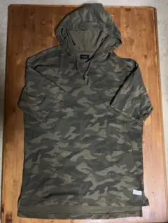 STAMPD スタンプド　迷彩3点セット　半袖フーディ　ロンT 七分丈T