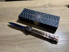 バタフライナイフ　スパイダー　クモ　トレーニング用　偽物　おもちゃ