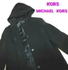 マイケルコース MICHAEL KORS◆ウールカシミヤ◆フーデッドコート◆比翼