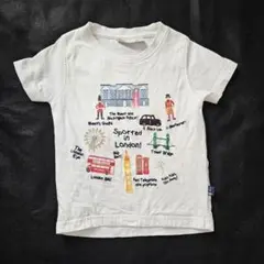 ジョジョママンベベ Tシャツ ホワイト 18-24m