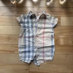 BURBERRY チェック柄ロンパース 60cm