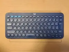 ロジクール K380 Bluetoothキーボード ネイビー 丸型キー