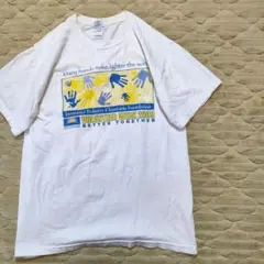 GILDAN　半袖Tシャツ　ホワイト　2009　古着　Sサイズ
