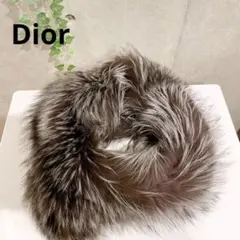 Dior ディオール フォックスファー スヌード マフラー 毛皮