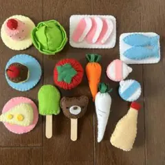 フェルト おままごと 食べ物色々