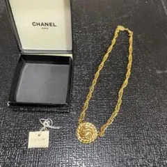 シャネルCHANEL ヴィンテージ ゴールドネックレス ココマーク